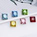 DZ 3009 12x12 mm square shape crystal fancy stone DZ 3009 12x12 mm square shape crystal fancy stone
